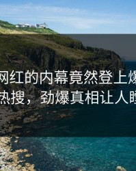 直击！网红的内幕竟然登上爆料网暗网热搜，劲爆真相让人瞠目